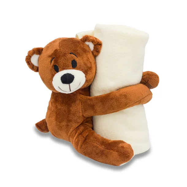 TULI teddy bear with blanket Brown