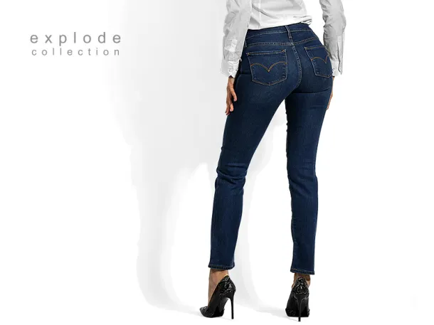 TEXAS WOMEN ladies` jeans - EXPLODE Blue