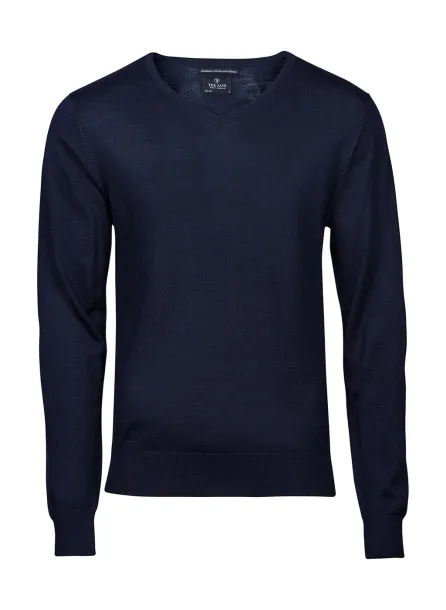  Men's V-Neck Sweater - Tee Jays Navy