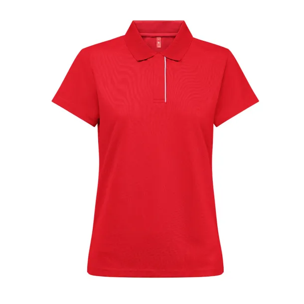 THC DYNAMIC WOMEN Ženska tehnička polo majica, 180 g/m2 Crvena