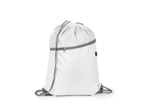 SLICK Drawstring bag  - BRUNO White