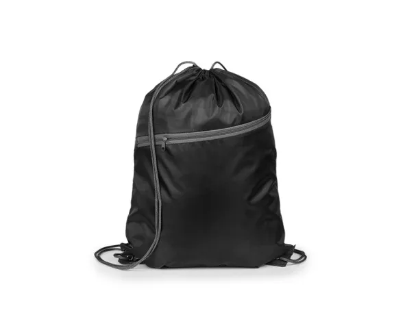 SLICK drawstring ruksak - BRUNO Crna