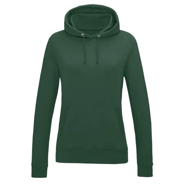  WOMEN'S COLLEGE HOODIE - Just Hoods Bottle Green