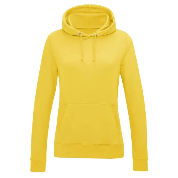  Ženska sveučilišna hoodica - Just Hoods Sun Yellow