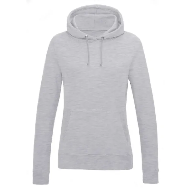  WOMEN'S COLLEGE HOODIE - Just Hoods Heather Grey