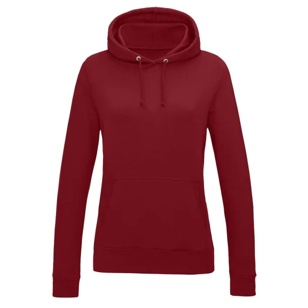  WOMEN'S COLLEGE HOODIE - Just Hoods Red Hot Chilli