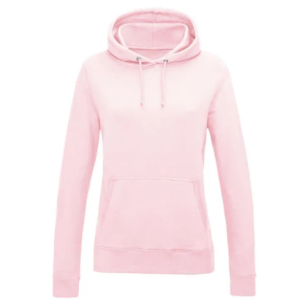  WOMEN'S COLLEGE HOODIE - Just Hoods Baby Pink