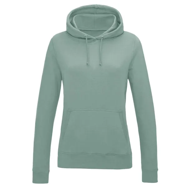  WOMEN'S COLLEGE HOODIE - Just Hoods Dusty Green