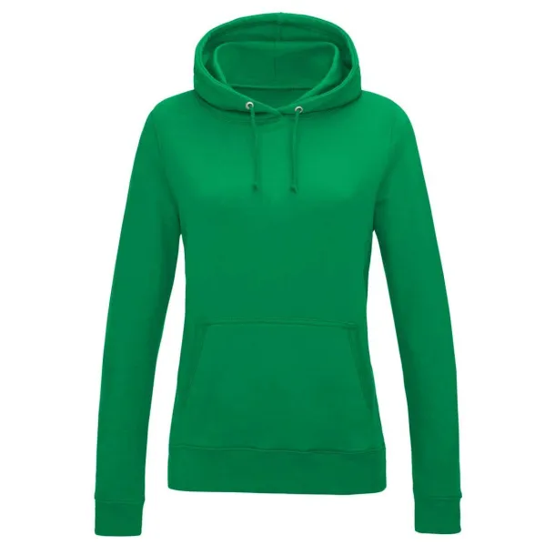  Ženska sveučilišna hoodica, 280 g/m2 - Just Hoods Kelly zelena