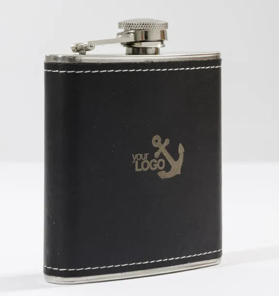 BANFF Hip flask   180 ml Black