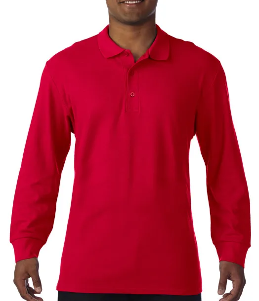  Premium pamučna polo majica, 223 g/m² - Gildan Crvena
