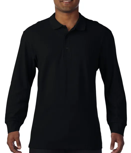  Premium pamučna polo majica, 223 g/m² - Gildan Crna