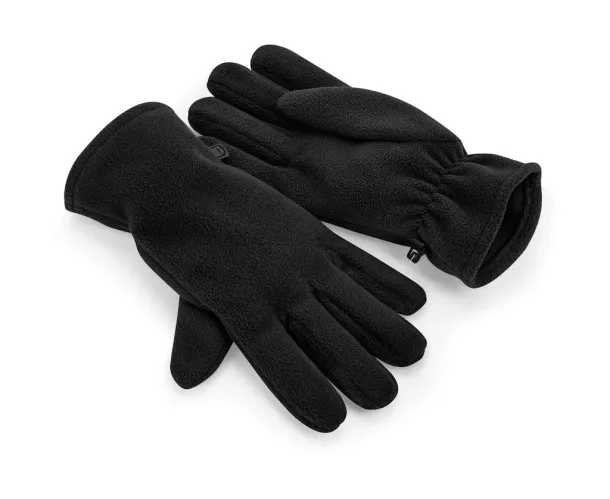  Recycled Fleece Gloves - Beechfield Black