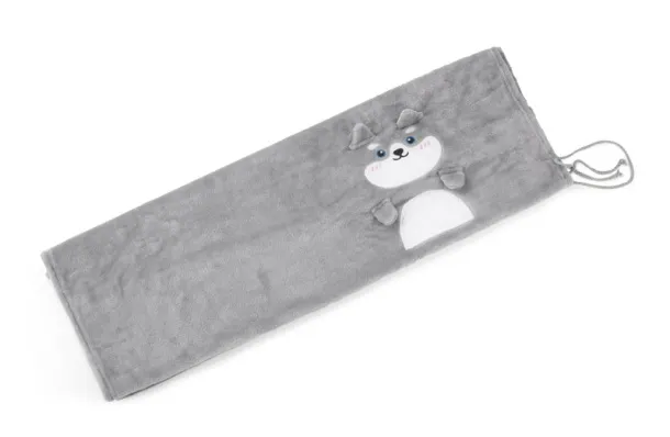 WOOLY deka od flisa szary