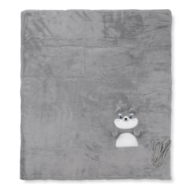 WOOLY deka od flisa, 240 g/m2 Siva