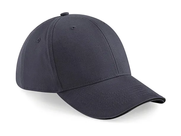  Athleisure 6 Panel Cap - Beechfield Graphite Grey Black