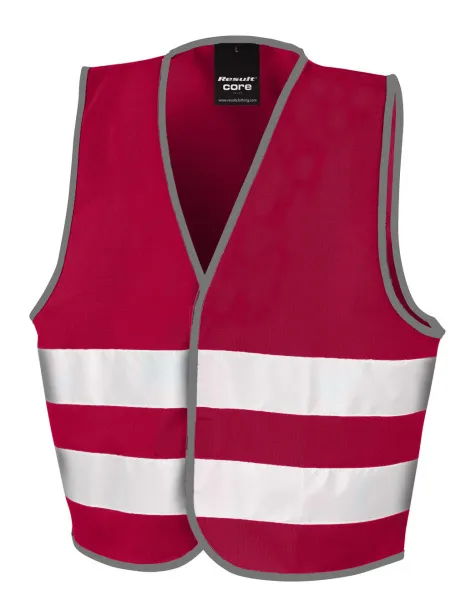  Junior Enhanced Visibility Vest - Result Safe-Guard Burgundy