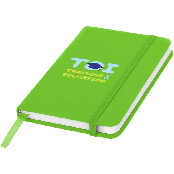 Spectrum A6 hard cover notebook Lime green