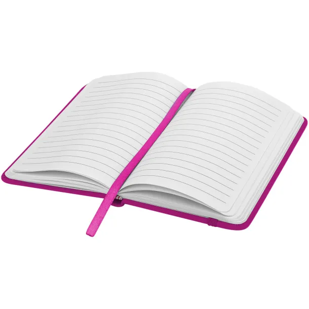 Spectrum A6 hard cover notebook Transparent pink