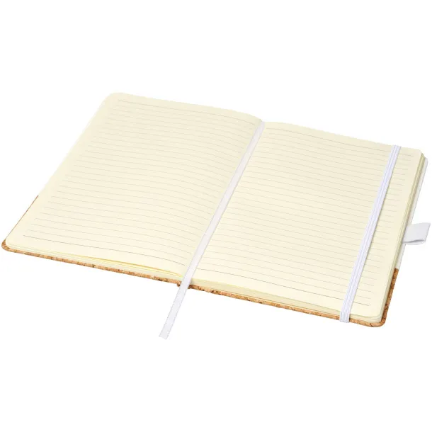 Evora A5 cork thermo PU notebook - JournalBooks White