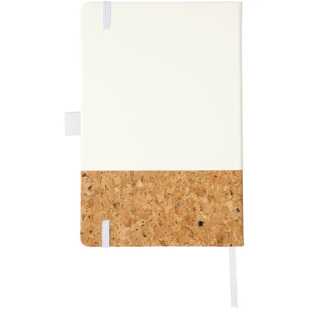 Evora A5 cork thermo PU notebook - JournalBooks White