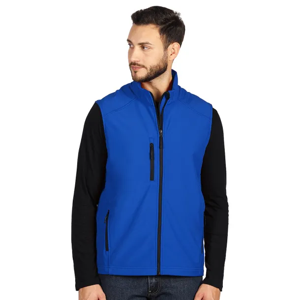 SKIPPER VEST softshell bodywarmer - EXPLODE Royal blue