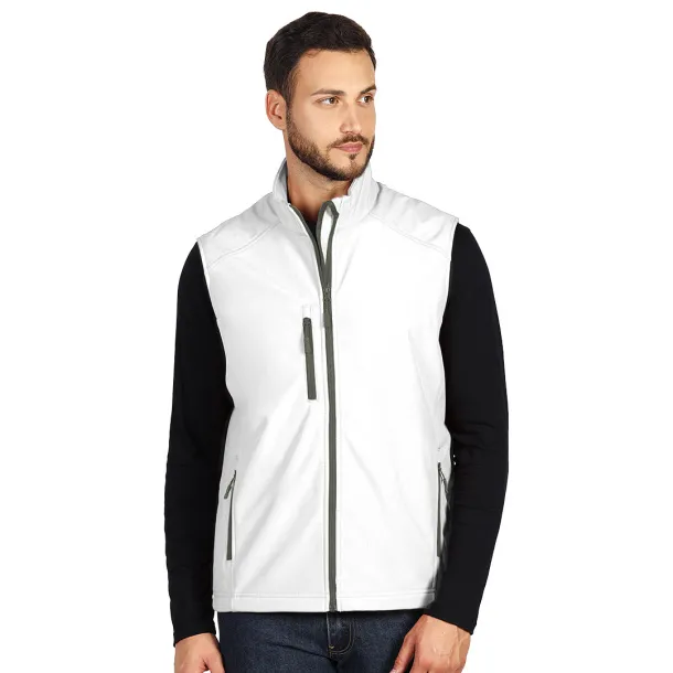 SKIPPER VEST softshell bodywarmer - EXPLODE White