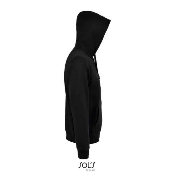  SOL'S SPIKE MEN - ZIP HOODIE - 280 g/m² - SOL'S Black