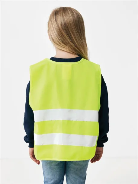  GRS recycled PET high-visibility safety vest 3-6 years - XD Collection Yellow 