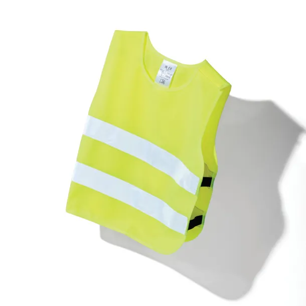  GRS recycled PET high-visibility safety vest 3-6 years - XD Collection Yellow 