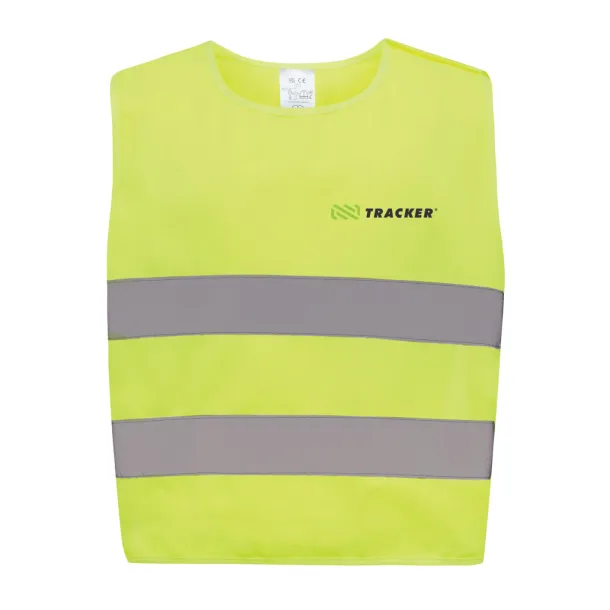  GRS recycled PET high-visibility safety vest 3-6 years - XD Collection Yellow 