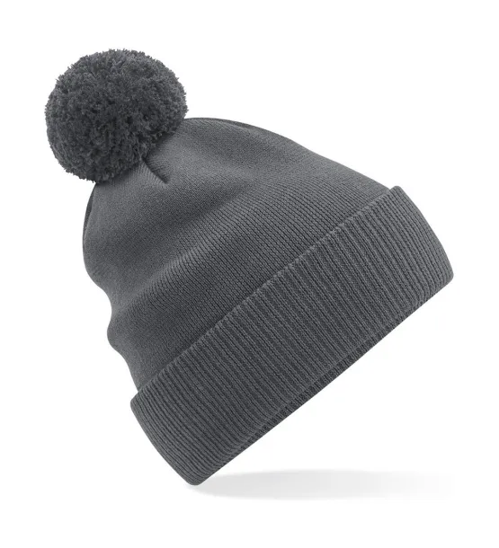  Organic Cotton Snowstar® Beanie - Beechfield Graphite Grey