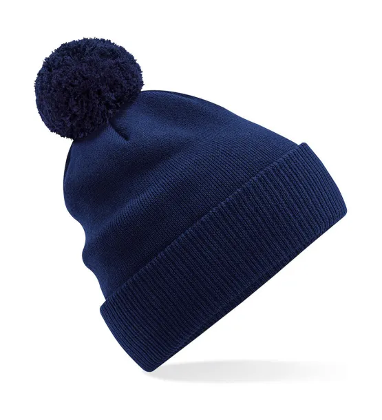  Organic Cotton Snowstar® Beanie - Beechfield Oxford Navy