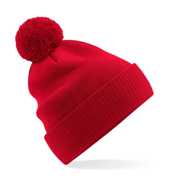  Organic Cotton Snowstar® Beanie - Beechfield Classic Red