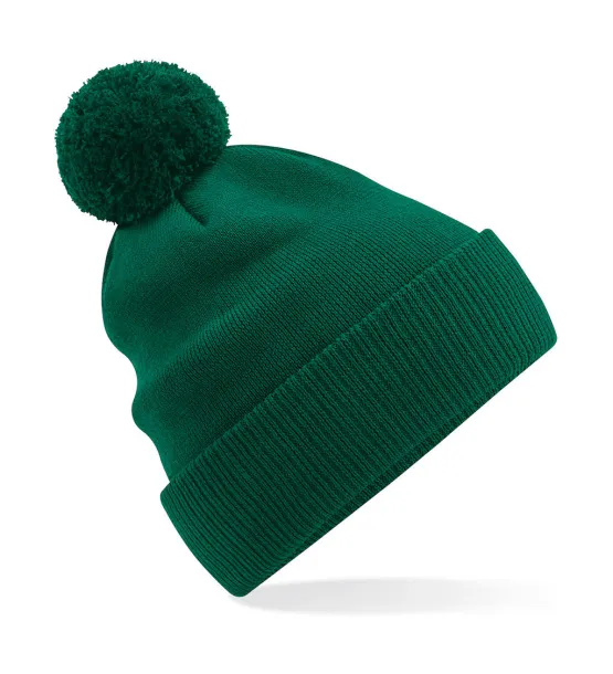  Organic Cotton Snowstar® Beanie - Beechfield Bottle Green