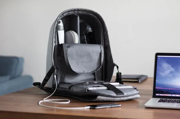  Bobby Hero XL, Anti-theft backpack - XD Design Grey Anthracite