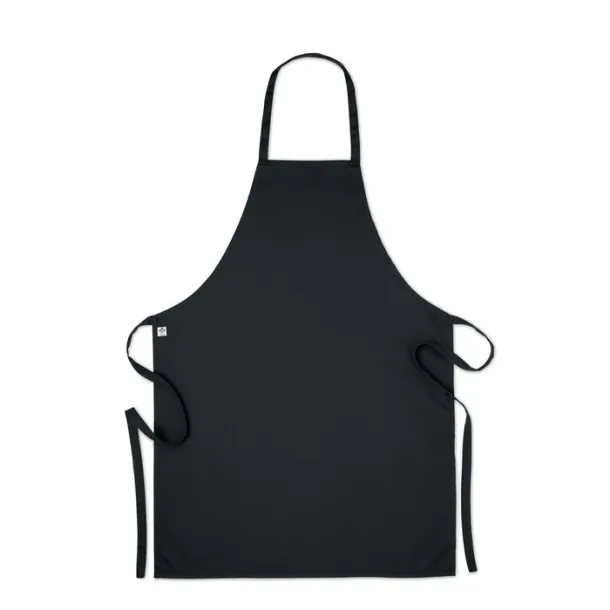 RAIPUR COLOUR Organic cotton apron 200 gr/m² Black