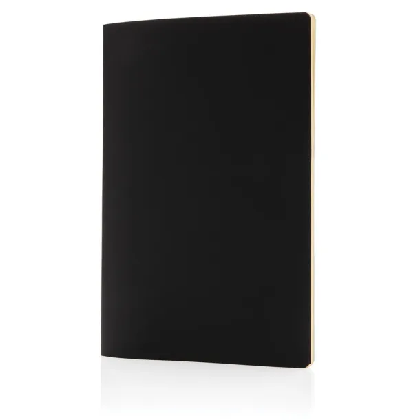  Softcover PU notebook with colored edge - XD Collection White