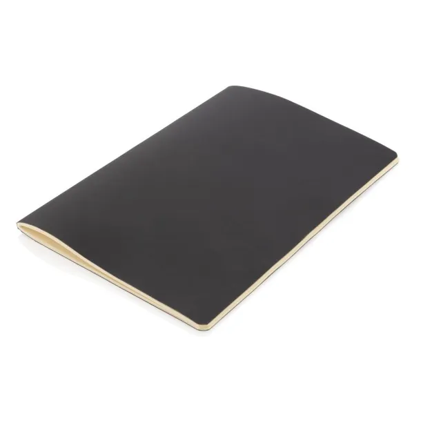  Softcover PU notebook with colored edge - XD Collection White