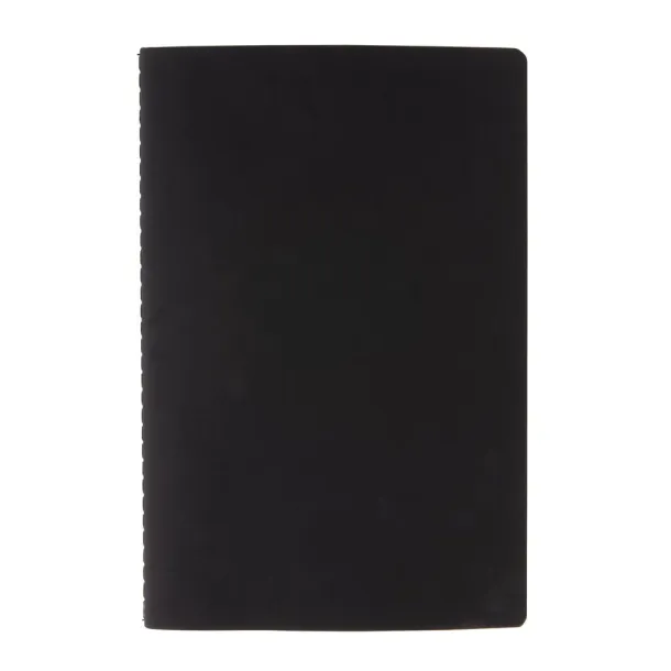  Notes s koricama od umjetne kože i obojanim rubovima - XD Collection Bijela