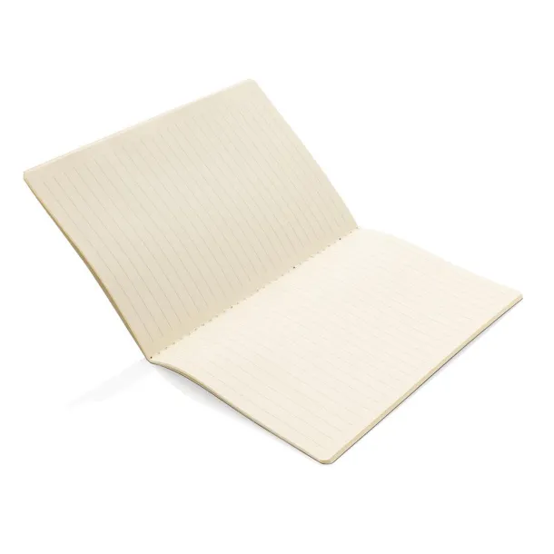  Notes s koricama od umjetne kože i obojanim rubovima - XD Collection Bijela