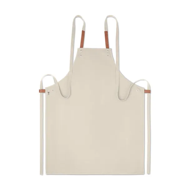 NAGPUR Organic cotton apron 340 gr/m² Beige