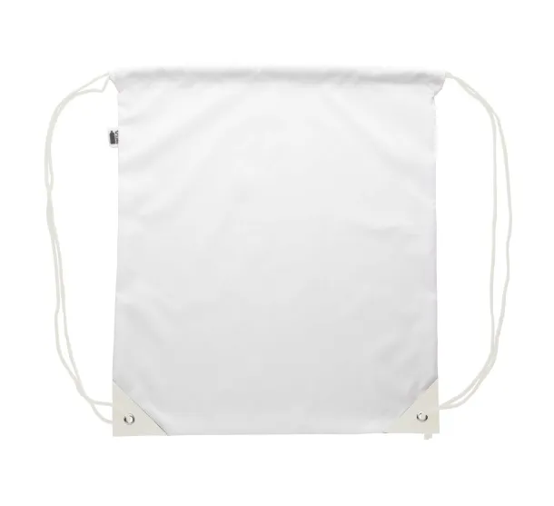 CreaDraw Plus RPET custom drawstring bag White