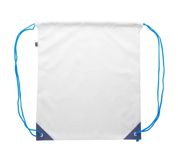 CreaDraw Plus RPET custom drawstring bag Blue White