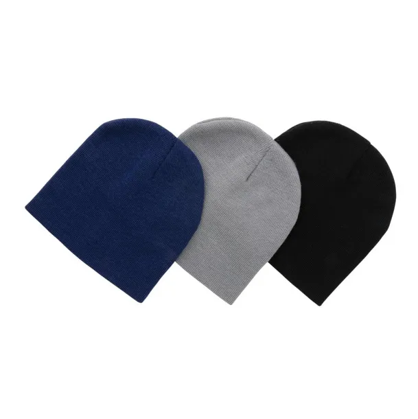  Impact AWARE™ classic beanie with Polylana® - XD Collection Navy Blue 