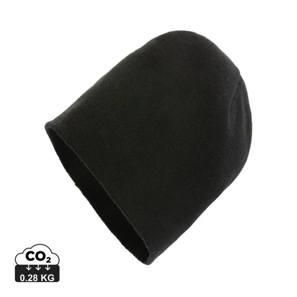  Impact AWARE™ classic beanie with Polylana® - XD Collection Black 