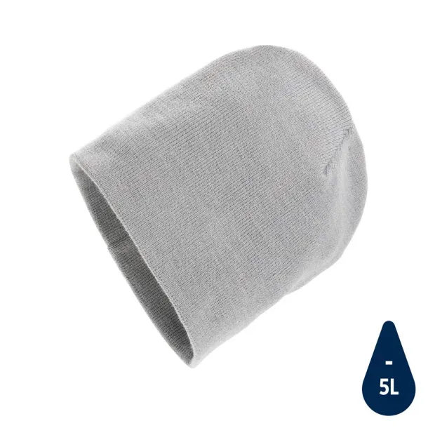  Impact AWARE™ classic beanie with Polylana® - XD Collection Cool Grey 9 