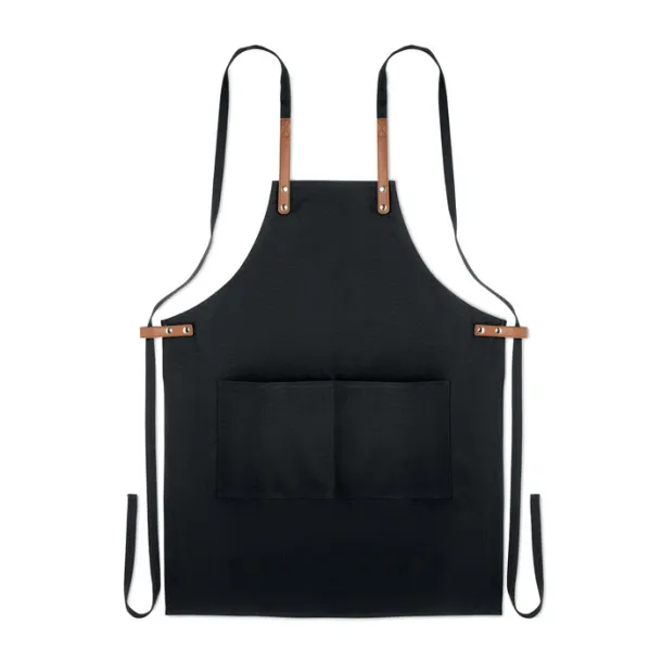 NAGPUR COLOUR Organic cotton apron 340 gr/m² Black