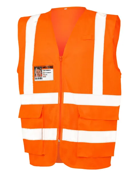  Executive Cool mrežasti sigurnosni prsluk - Result Safe-Guard Fluorescent Orange