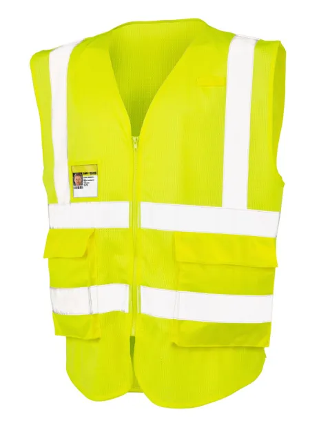  Executive Cool mrežasti sigurnosni prsluk - Result Safe-Guard Fluorescent Yellow